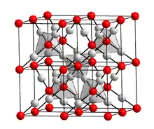 Kristallstruktur von Silber(I)-oxid