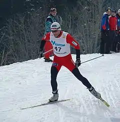 Kristen Skjeldal am Holmenkollen in Oslo 2006