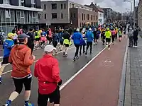 Läufer des Halbmarathons beim Venloop 2023