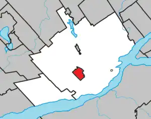 Lage in der Agglomeration Québec