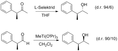 Permutationsreaktion mit L-Selektrid