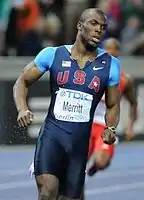 Der zweifache Weltmeister (2009/2013) LaShawn Merritt wurden zum dritten Mal nach 2007 und 2011 Vizeweltmeister