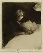 Marguerite Gachet à la Lanterne, Norbert Goeneutte, zwischen 1891 und 1894