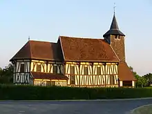 Fachwerkkirche Notre-Dame in Châtillon-sur-Broué