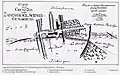 Lageplan des Zaisenhäuser Schwefelbades von 1789