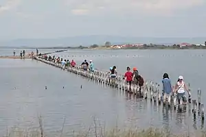 Wanderung durch den Pomorie-See