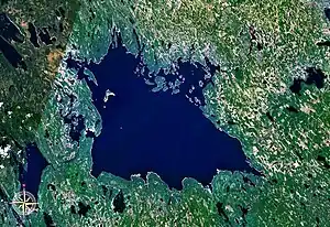 Satellitenbild des Segosero