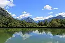 Ein See in der Umgebung von Bovec