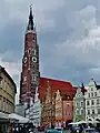 Blick vom Dreifaltigkeits-platz zur Martinskirche (Altstadt 219)