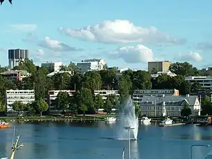 Der See und die Stadt von der Festung aus betrachtet