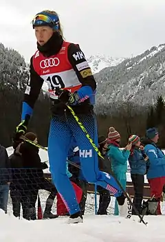 Laura Mononen bei der Tour de Ski 2016