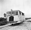 Schienenbus der Lawabahn in Surinam, 1947