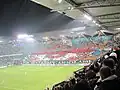 Choreographie der Legia-Fans