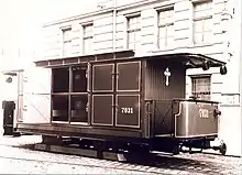 Leichentransportwagen der Wiener Straßenbahn, 1918