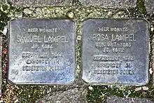 Stolpersteine Ehepaar Lampel