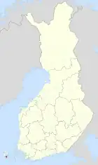 Lage von Lemland in Finnland