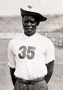 Len Taunyane, zusammen mit Jan Mashiani einer der ersten Olympioniken Südafrikas bei den Spielen 1904