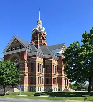 Lenawee County Courthouse in Adrian, gelistet im NRHP Nr. 91000212