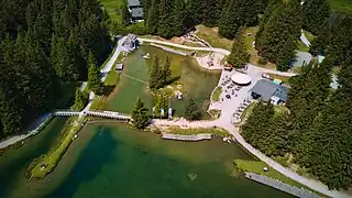 Heidsee mit Kiosk Lido