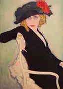 Dame mit Zigarette, 1911