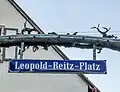 Leopold-Reitz-Platz in Böbingen (1993)