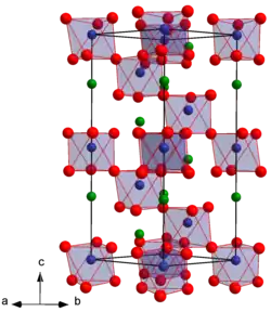 Struktur von Lithiumniobat