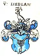 Wappen derer von Liedlau in Johann Siebmachers Wappenbuch 1605