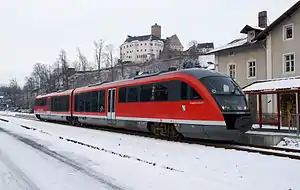 Desiro Classic der DB-Baureihe 642 in Scharfenstein