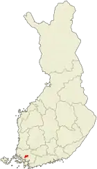 Lage von Lieto in Finnland