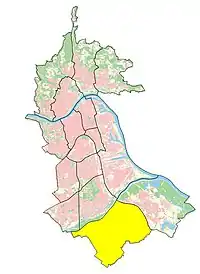 Statistische Bezirke des Linzer Stadtteils Ebelsberg