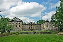 Ruine von Schloss Hainspach in Nordböhmen (Salm-Reiferscheid-Hainspach)