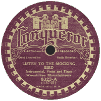 Listen To The Mocking Bird, 1933 mit den Wenatchee Mountaineers