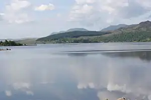 Llyn Trawsfynydd, Blick nach Süden