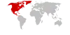 Lage Nord- und Mittelamerikas