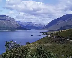 Loch Etive von Sron nam Feannag gesehen, Blickrichtung Nordost