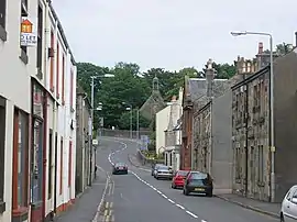 Blick entlang der Hauptstraße