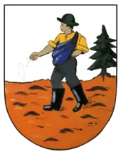 Wappen der Gemeinde Lohmen (Sachsen)