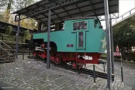 Drachenfelsbahn Lok 2, fast baugleich zu den Petersbergbahn-Maschinen.