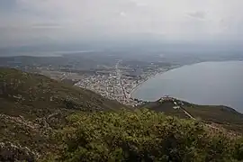 Blick vom Gerania auf Loutraki