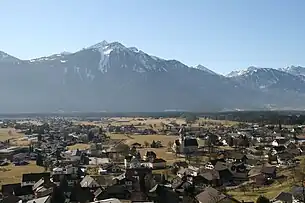 Ludesch, Blick von der L88