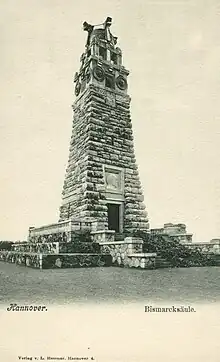 Bismarck-Säule in Hannover, 1903–1904