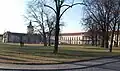 Blick über den Luisenplatz in Richtung Schloss Charlottenburg