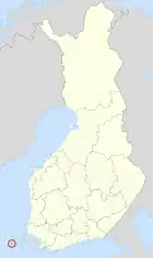 Lage von Lumparland in Finnland