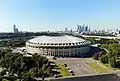 Lenin-Zentralstadion (1953–1956 mit Alexander Wlassow, Alexander Chrjakow, Nikolai Ullas, Wsewolod Nassonow), Luschniki, Moskau