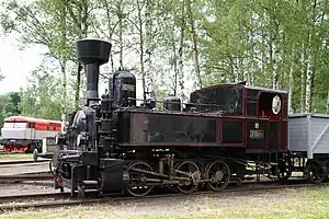 ČSD 310.076 (ex kkStB 97.167) im Eisenbahnmuseum Lužná u Rakovníka