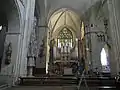 Blick auf die Orgel im südlichen Ost-Querhaus