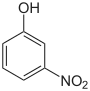 Struktur von m-Nitrophenol