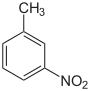 Struktur von M-Nitrotoluol