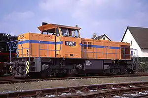 MaK G 1205 als TWE V156 in Gütersloh