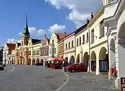 Marktplatz in Mělník